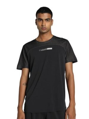 Puma Men's Cotton Regular Fit T-Shirt
