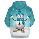 Carprinass Unisex Christmas Hoodie Sweatshirts Casual Printed Kangroo Pocket Pullover