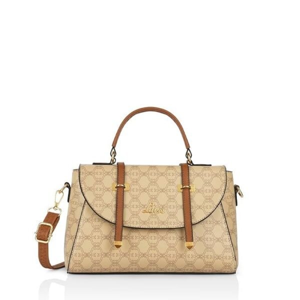 Lavie Women's Mono Beech Flap Satchel Bag for Women | Satchel Handbag for Work | Ladies purse | Stylish Shoulder Bag | Gift for Women