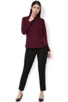 Van Heusen Women's Polyester Regular Fit Shirt