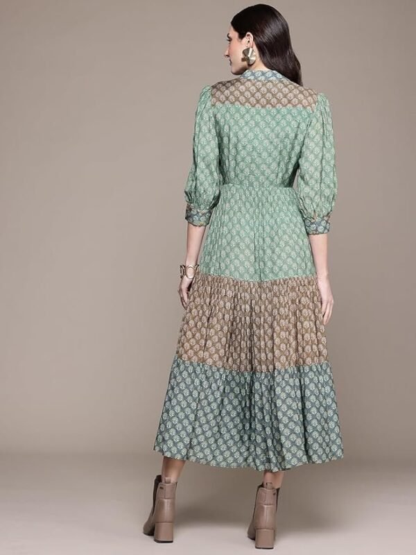 Green Essential-Avani Buti Long Dress
