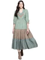 Green Essential-Avani Buti Long Dress