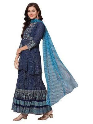 Rangriti Women Polyester Printed Suit Set