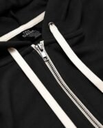 Classic Men's Fleece French Terry Zip Hoodie, Zip-up French Terry Fleece Hooded Sweatshirt Jacket for Men