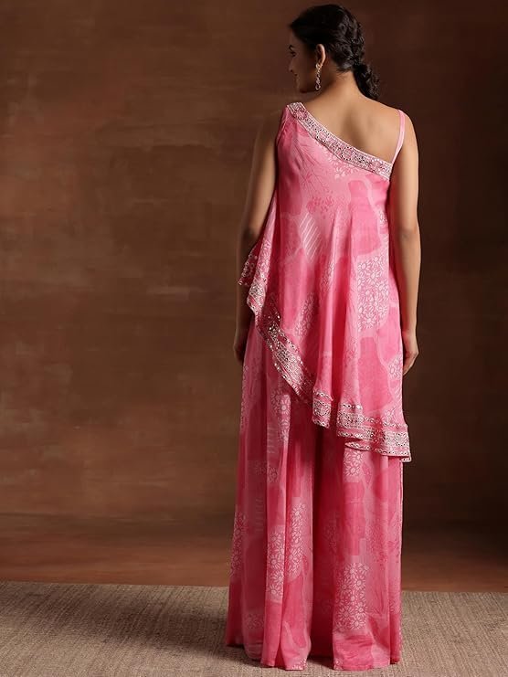 Libas Women's Silk Blend Regular Co-Ords Set