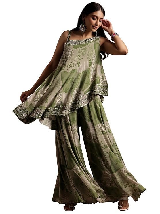 Libas Silk Blend Women's Co-Ords Set