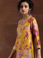 Libas Women's Silk Blend Kurta Set